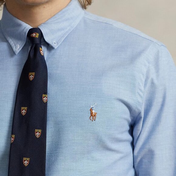 Polo Ralph Lauren Slim Fit Stretch‎ Oxford Shirt Size 18 - Picture 4 of 10
